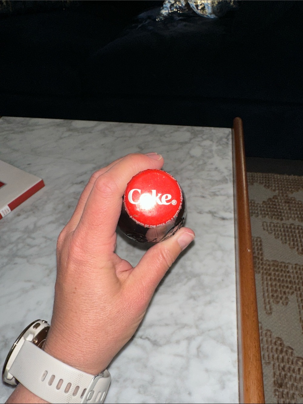 Coca Cola Glass Bottle Holiday 2012 Red Label and Red Cap - Picture 5 of 5